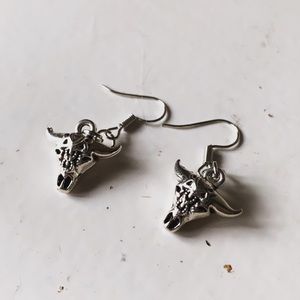 Ox Head Earrings